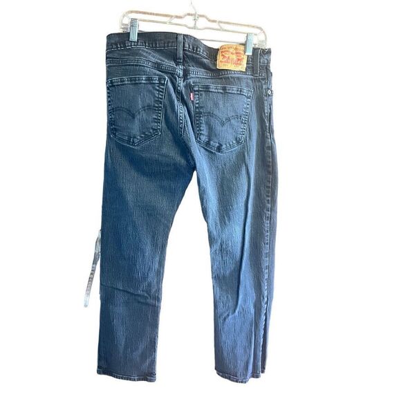 Levi Mens 559 Stretch-Relaxed-Straight Black Wash Jeans Sz 34/29 - Picture 2 of 6